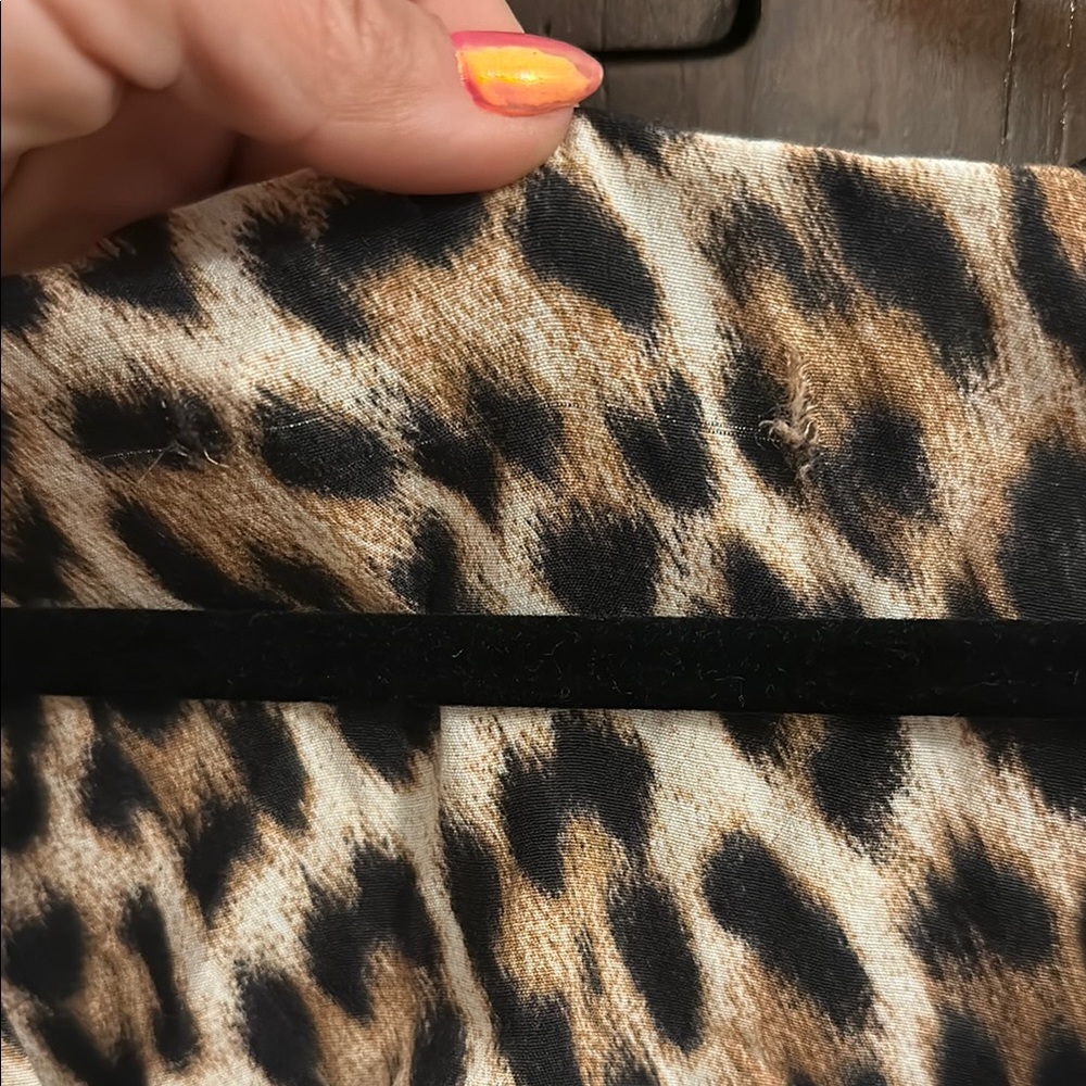 Leopard Print Women's Dress - Picture 4 of 6